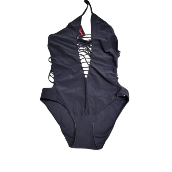 Black Sexy Swimsuit - NEW With Tags- SIZE M - Picture 4 of 7